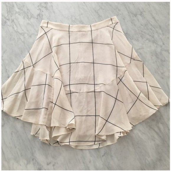 Club Monaco Windowpane Print (SILK) - Picture 2 of 7